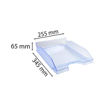 Picture of EXACOMPTA DESK TRAY ICE BLUE TRANSPARENT